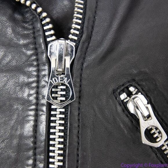 NEW Madewell washed Leather Motorcycle Jacket, size M - Picture 6 of 16